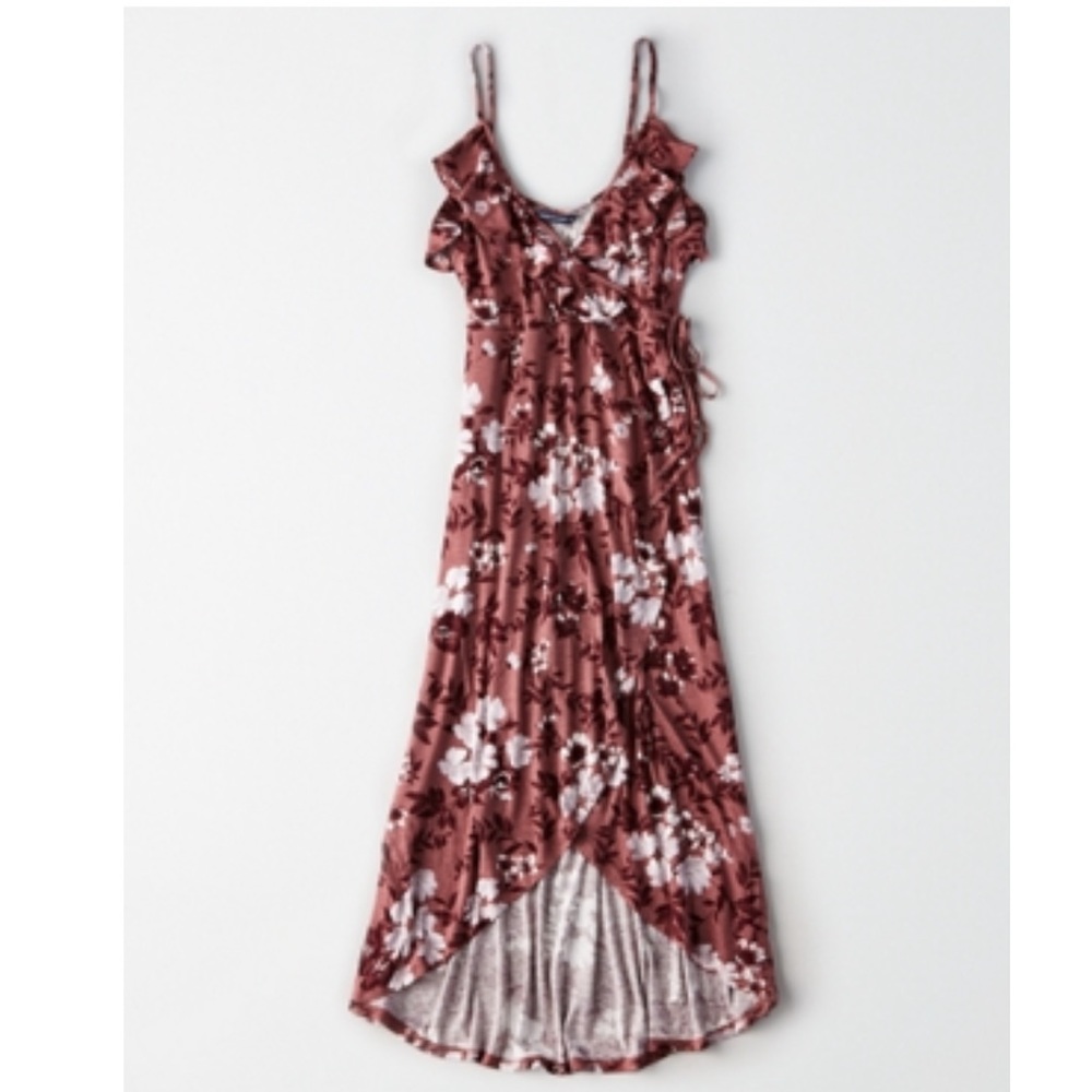 NWT American Eagle floral wrap dress